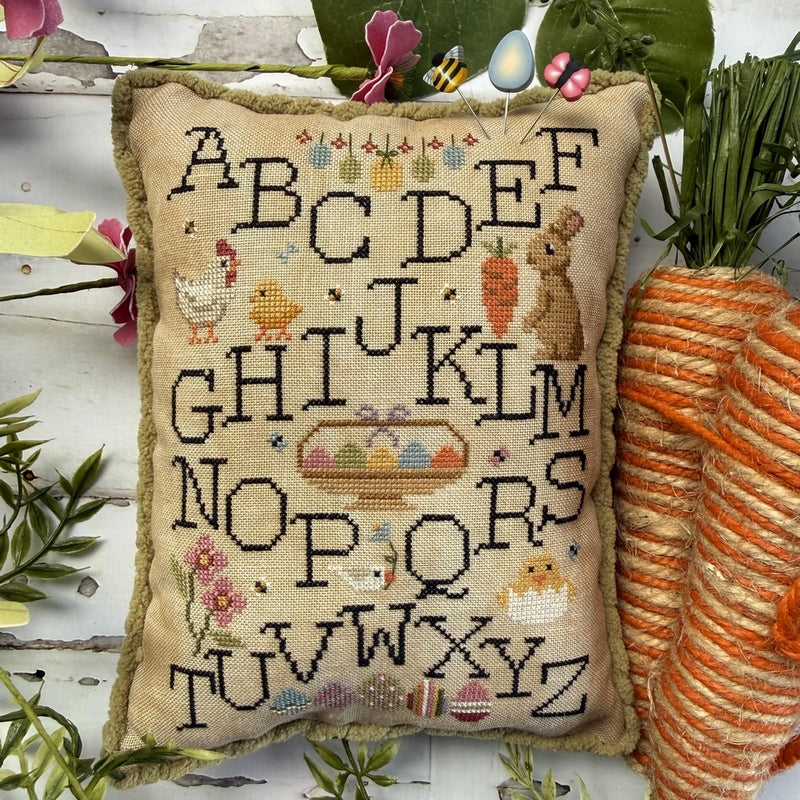 Easter Alphabet Sampler - Puntini Puntini - Preorder - BeStitchMe