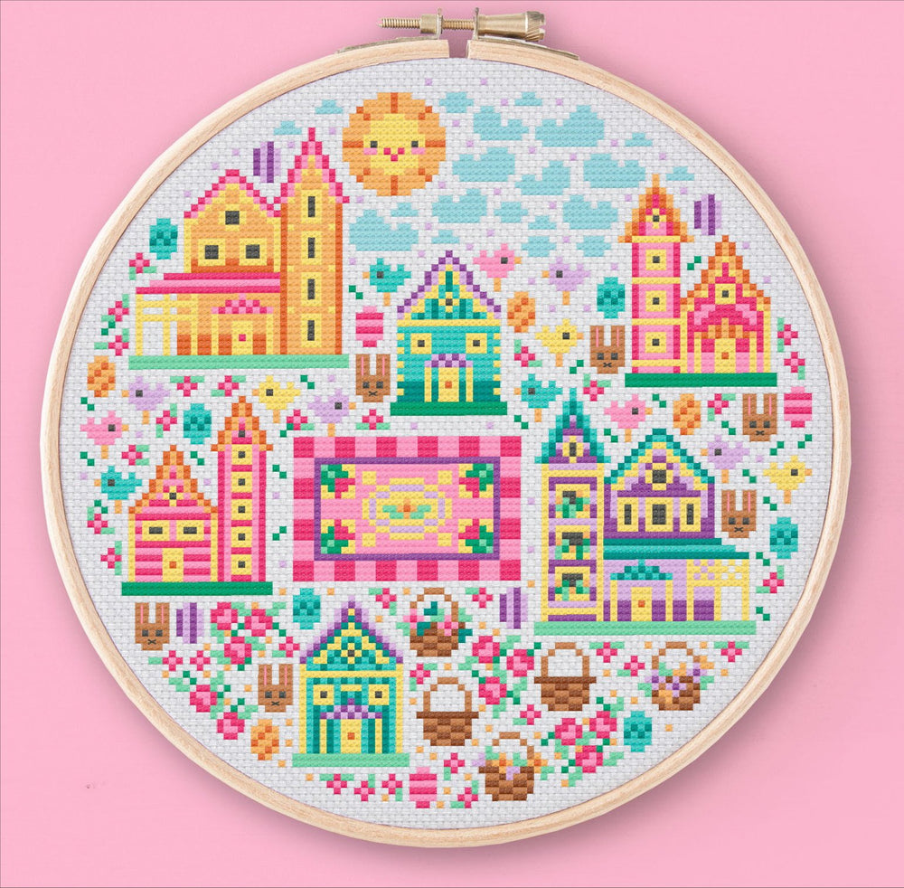 Easter Town - Una Buene Pieza - Preorder - BeStitchMe