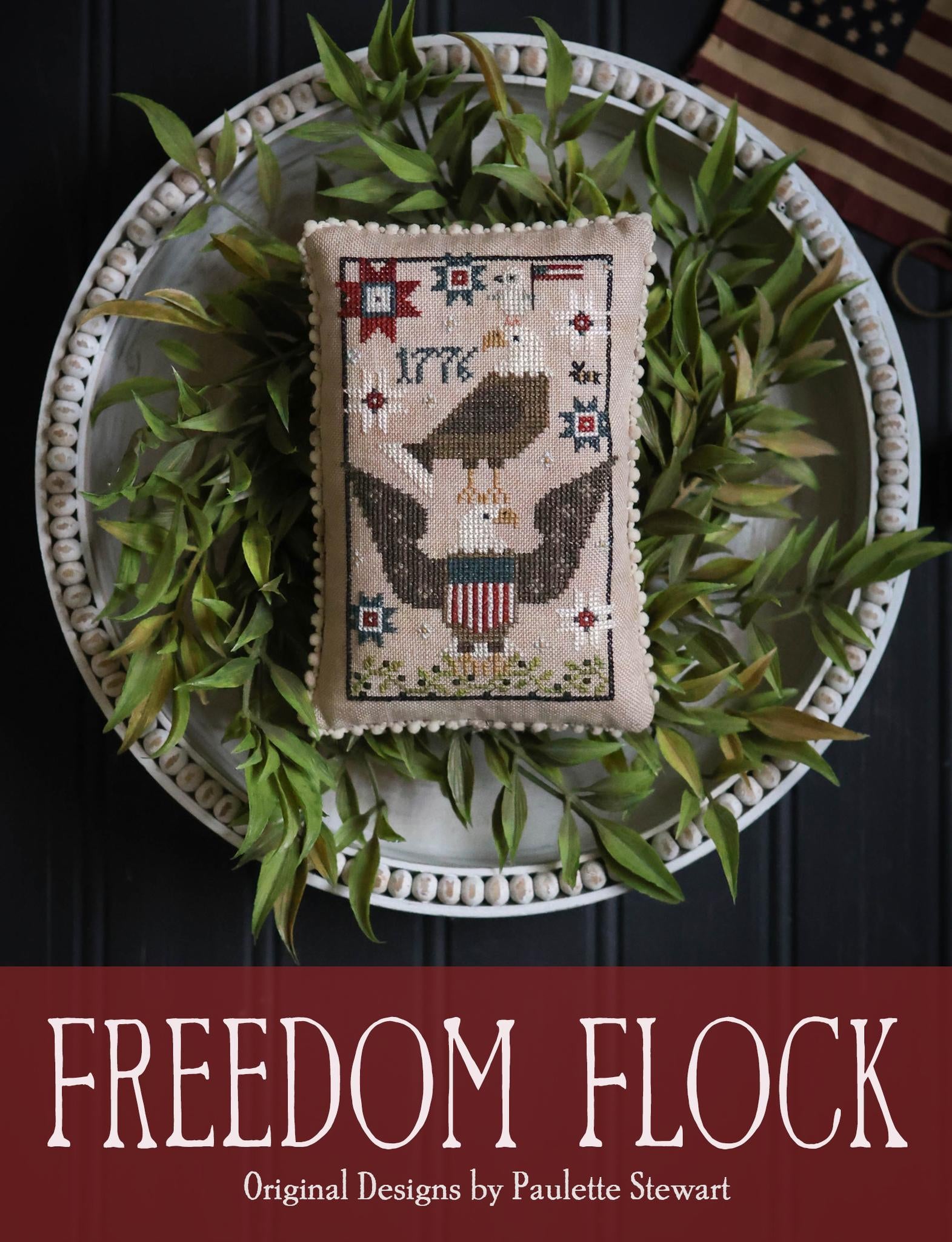 Freedom Flock - Plum Street Samplers - Preorder - BeStitchMe