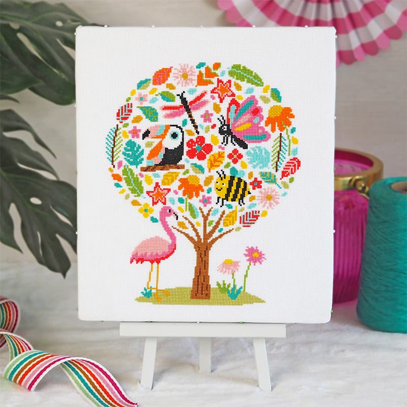 Hello Sunshine - Caterpillar Cross Stitch - Preorder - BeStitchMe