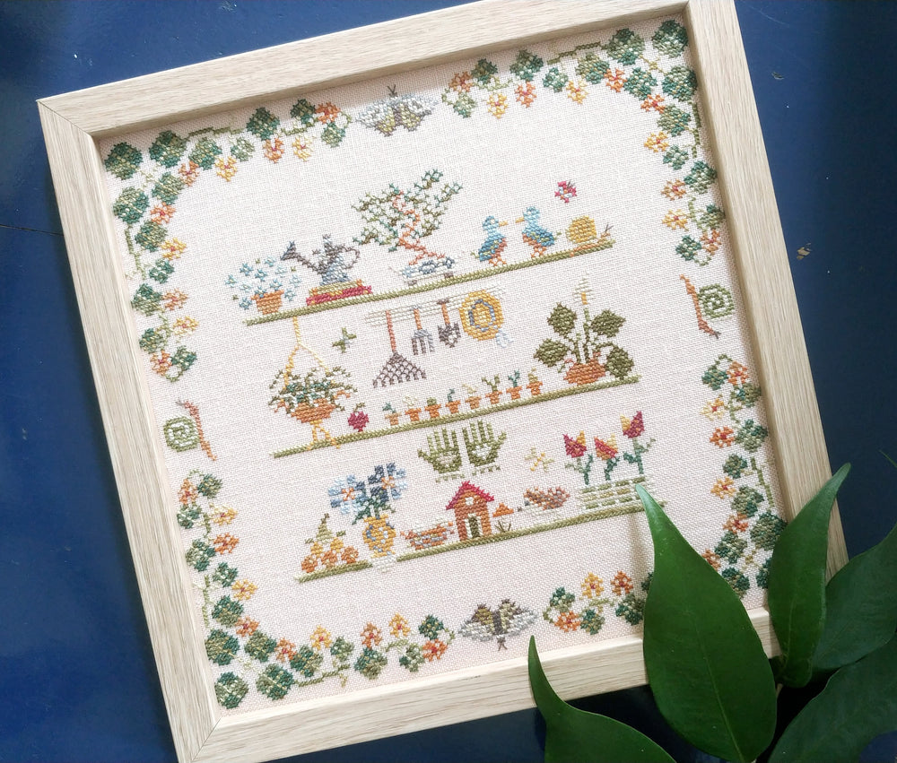 In the Greenhouse by Mojo Stitches
