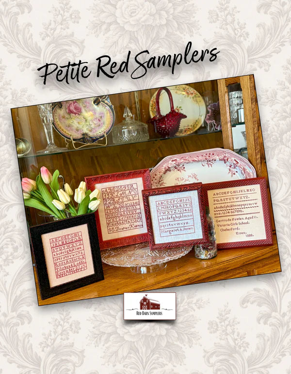 Petite Red Samplers - Red Barn Samplers - Preorder - BeStitchMe