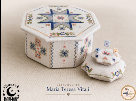 Quaker Star Sewing Box by MTV Cross Stitch Designs - Preorder