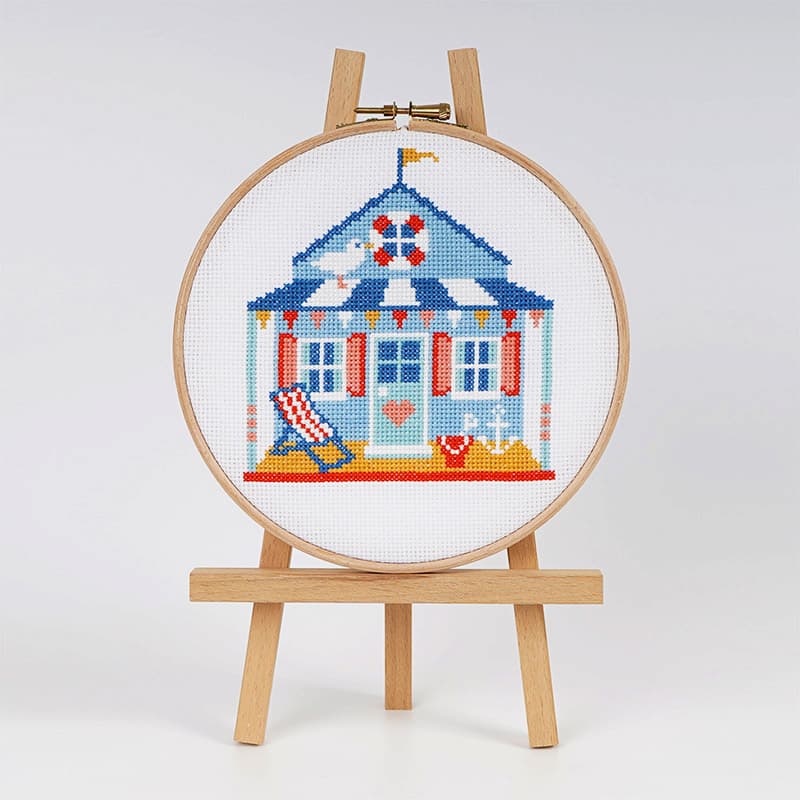 Seaspray Cottage - Caterpillar Cross Stitch - Preorder - BeStitchMe