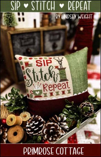 Sip Stitch Repeat by Primrose Cottage Stitches