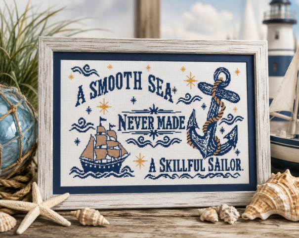 Smooth Sea by Salty Stitcher Designs - Preorder