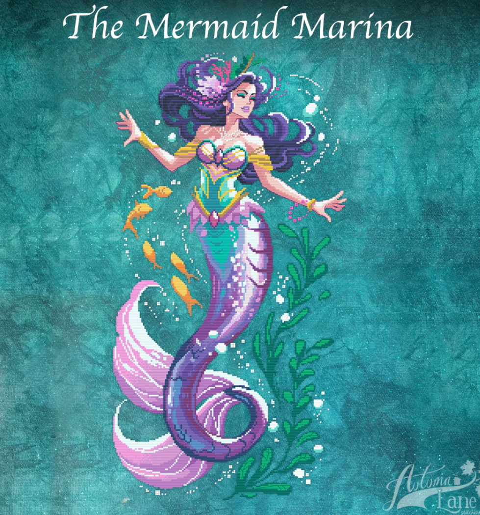 The Mermaid Marina - Autumn Lane Stitchery - Preorder - BeStitchMe