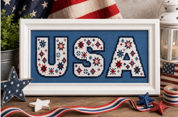 USA by Salty Stitcher Designs - Preorder