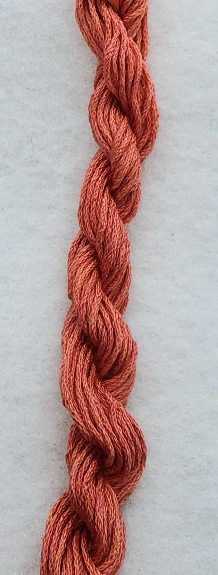 Adobe Red Hand Dyed Silk