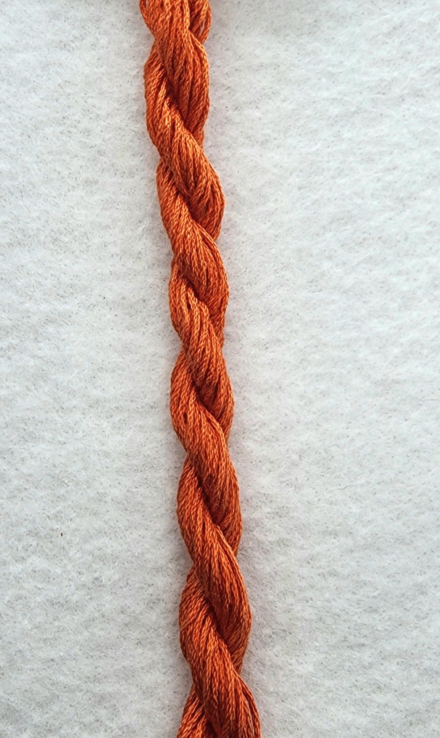 Carnelian Hand Dyed Silk