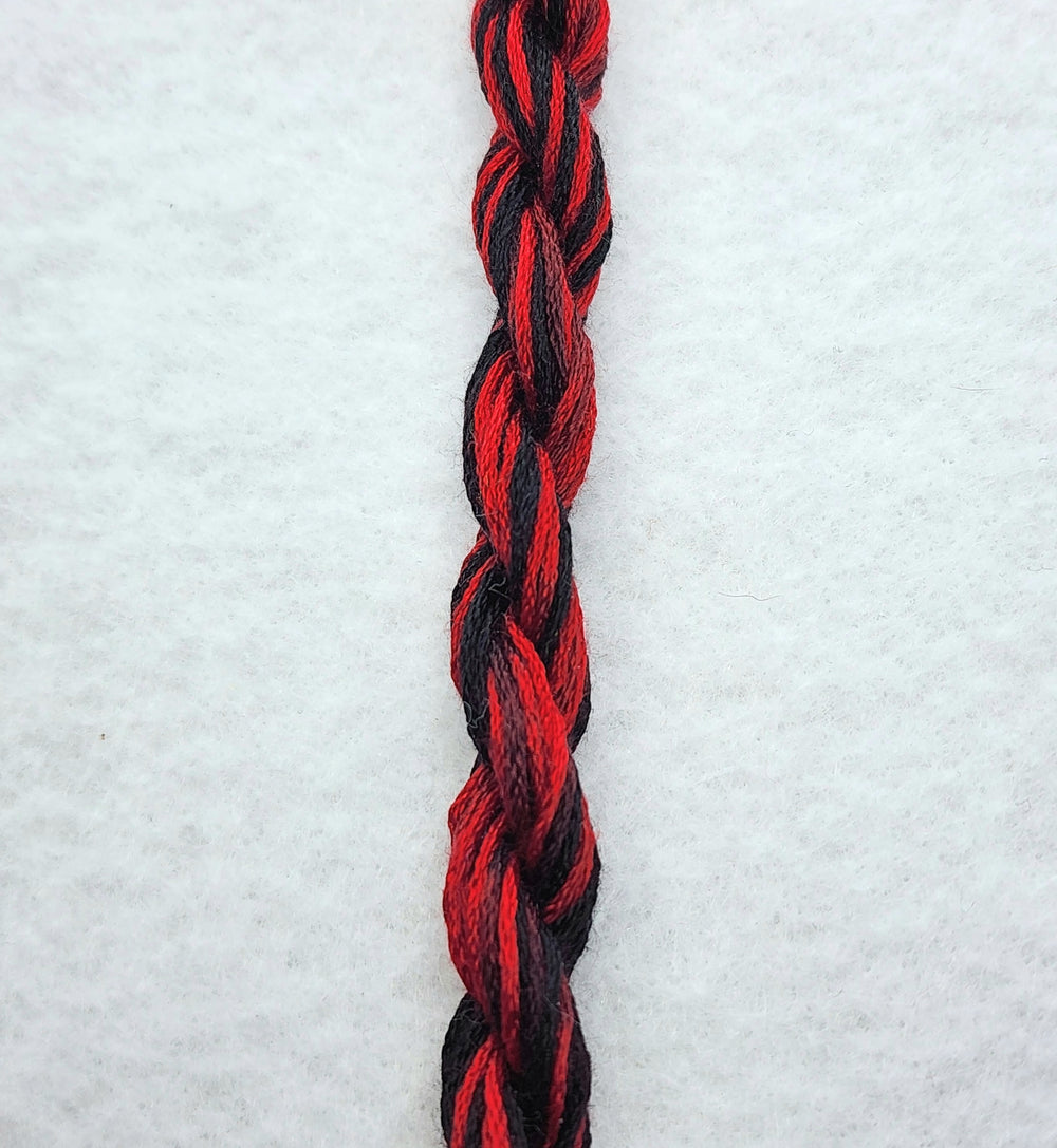 Vampire Kiss Hand Dyed Silk