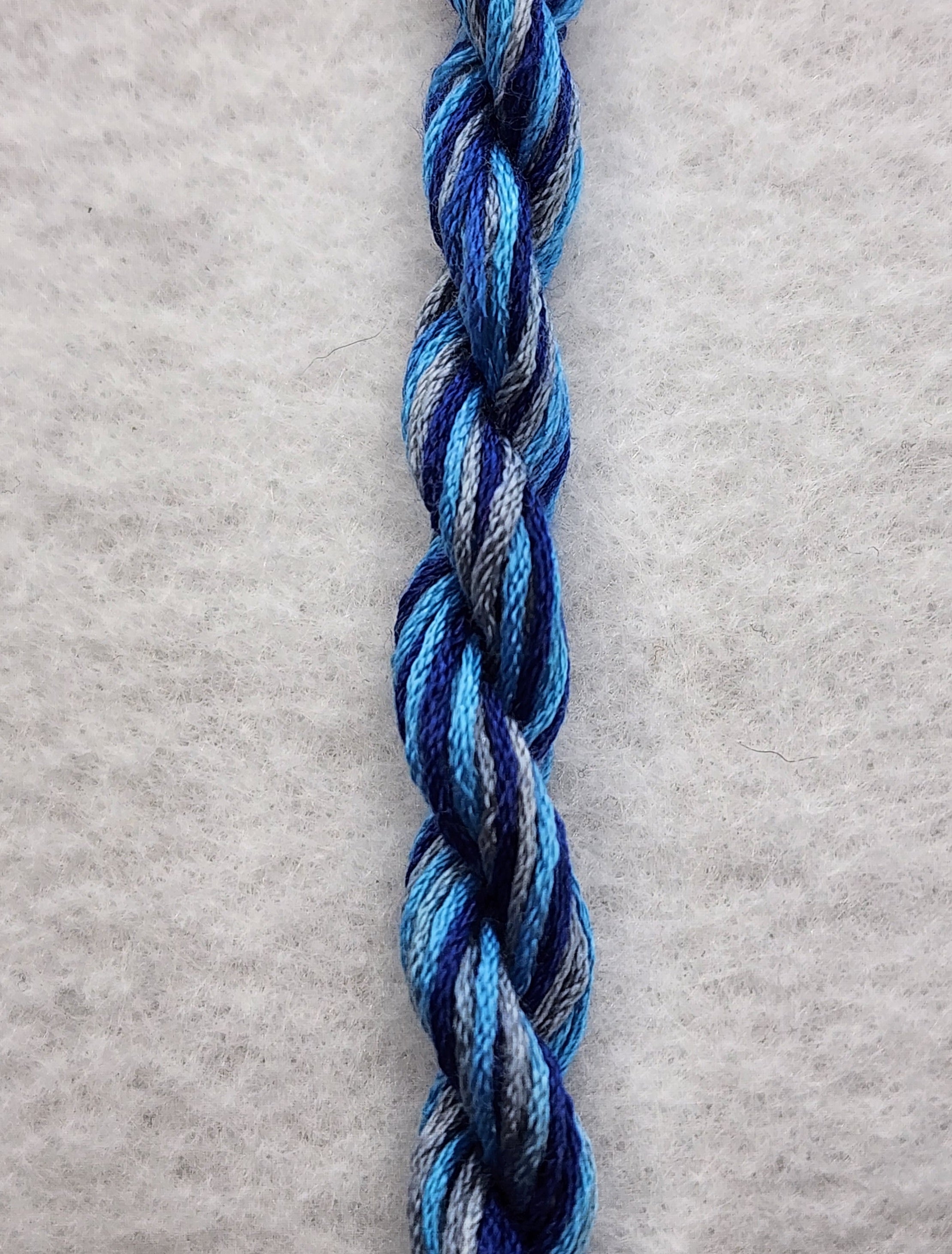 Frostbite Hand Dyed Silk