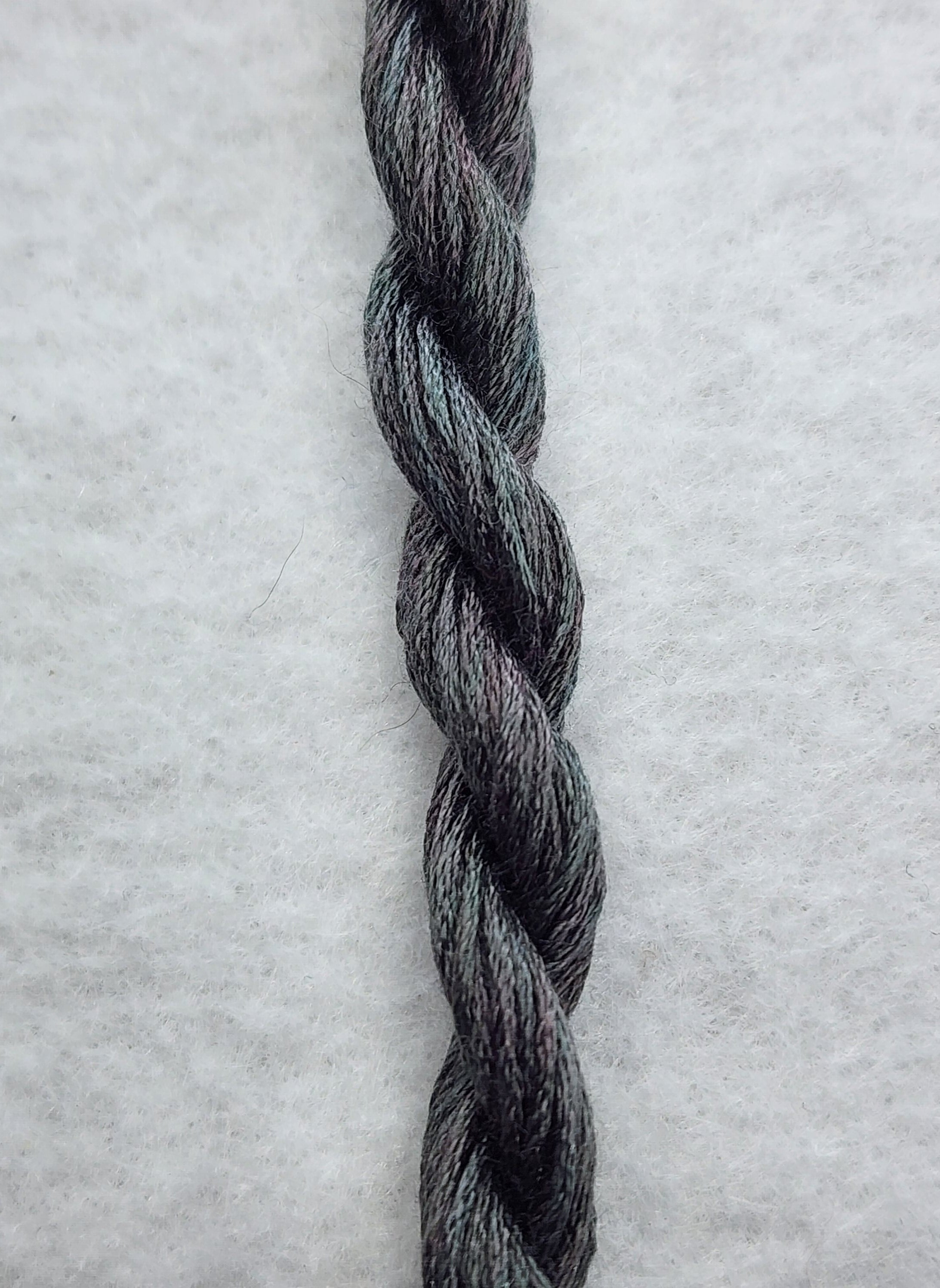 Slate Hand Dyed Silk