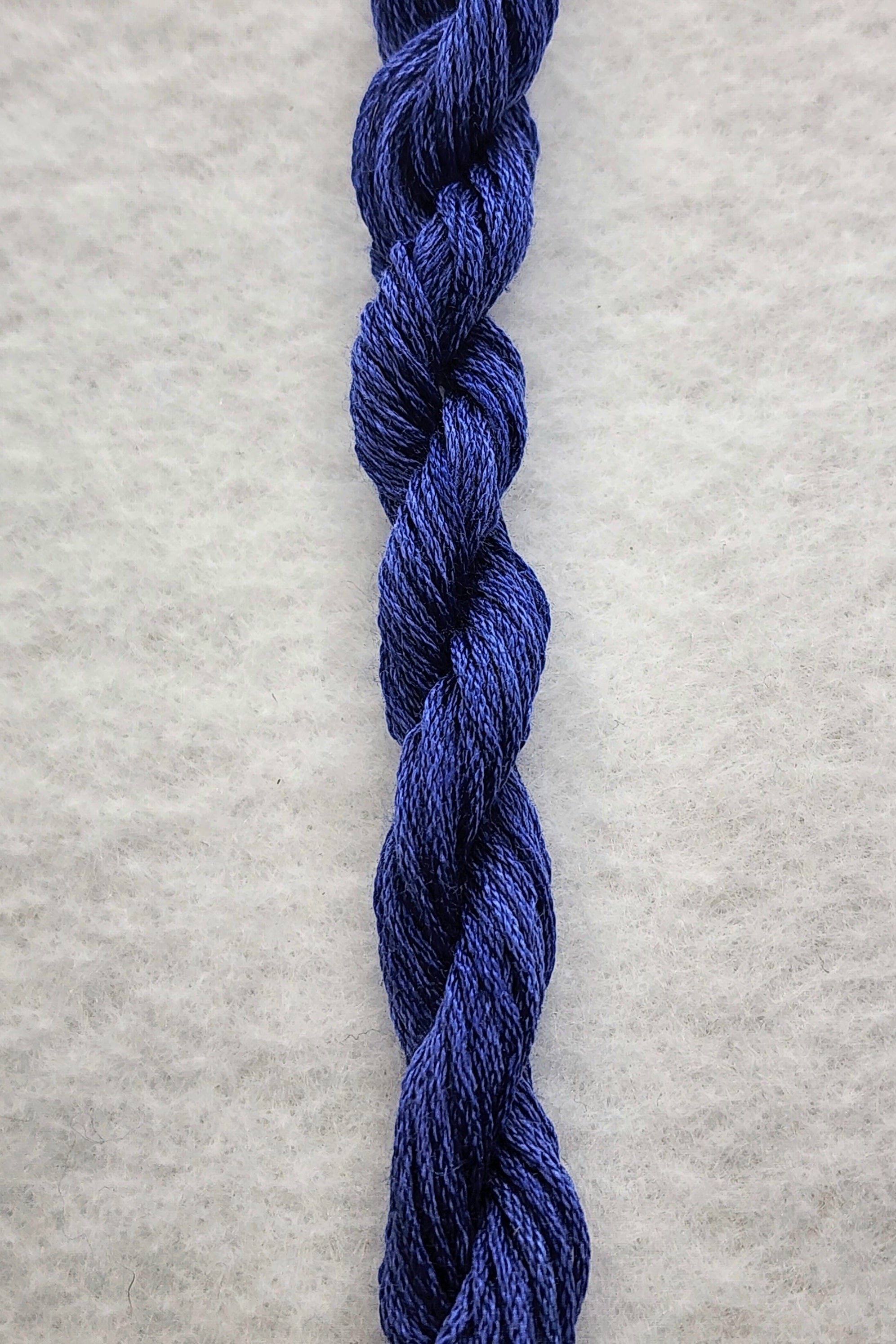 Blueberry Hand Dyed Silk
