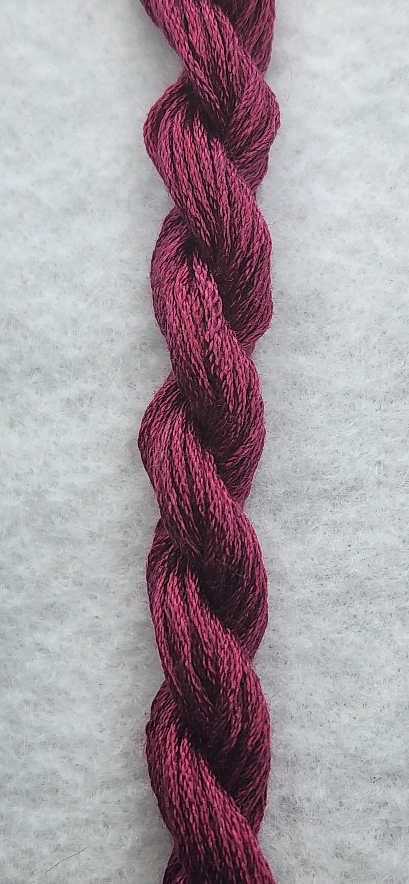 Wine Hand Dyed Silk