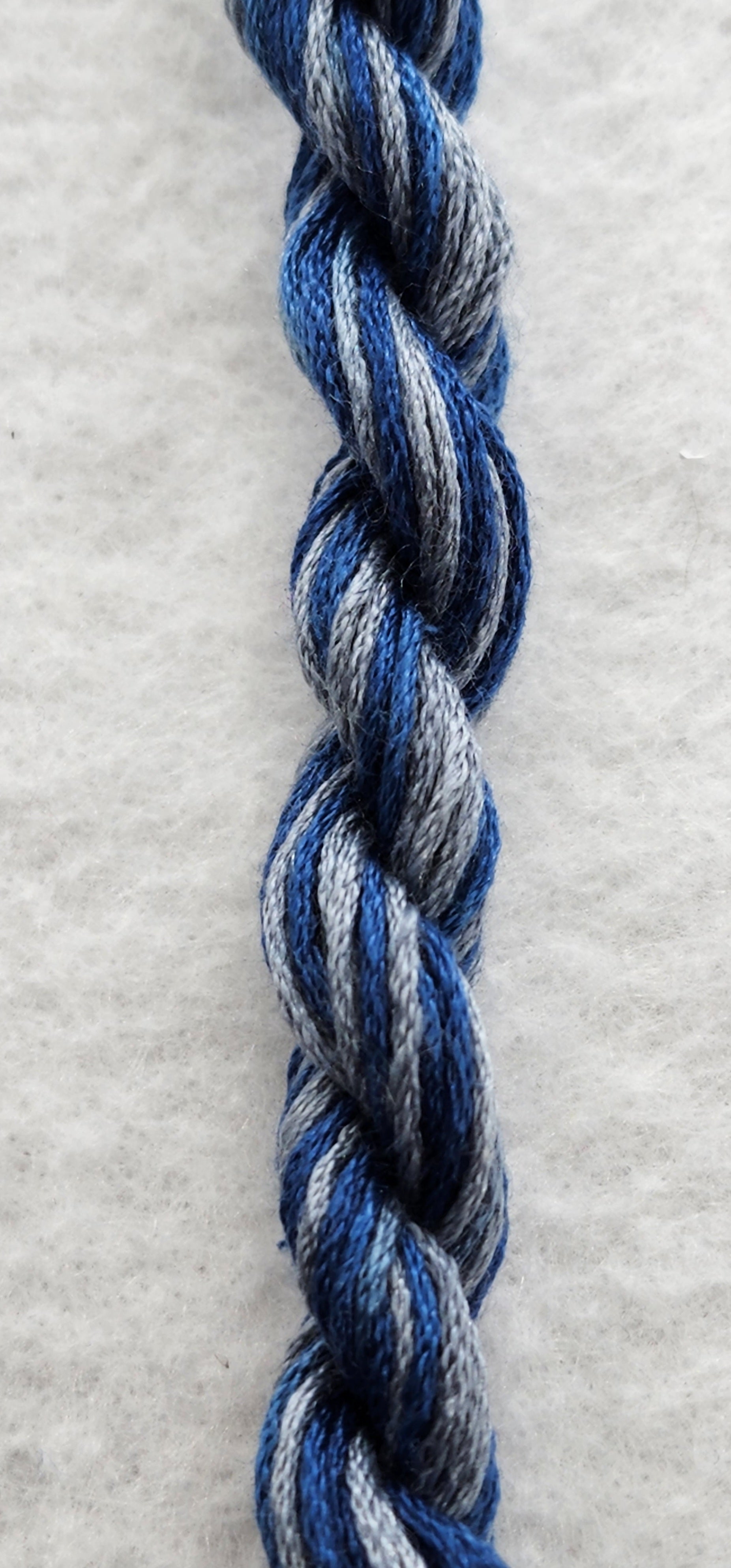 Old Man Winter Hand Dyed Silk