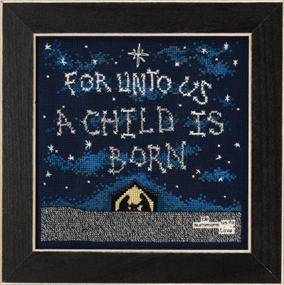 A Child is Born Beaded Cross Stitch Kit by Mill Hill