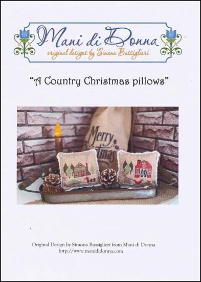 A Country Christmas Pillows by Mani di Donna