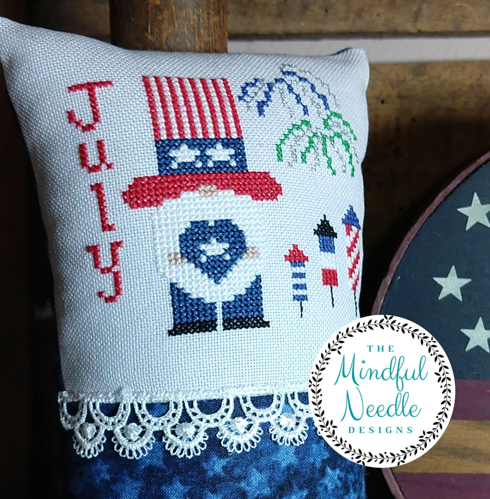 A Gnomey Year- July by The Mindful Needle