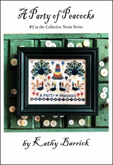 A Party Of Peacocks by Kathy Barrick