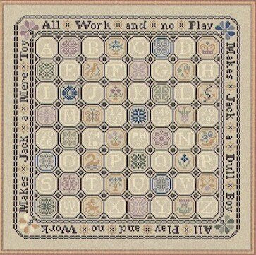 A Quaker Game Board by Papillon Creations