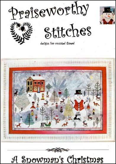 A Snowman's Christmas by Praiseworthy Stitches
