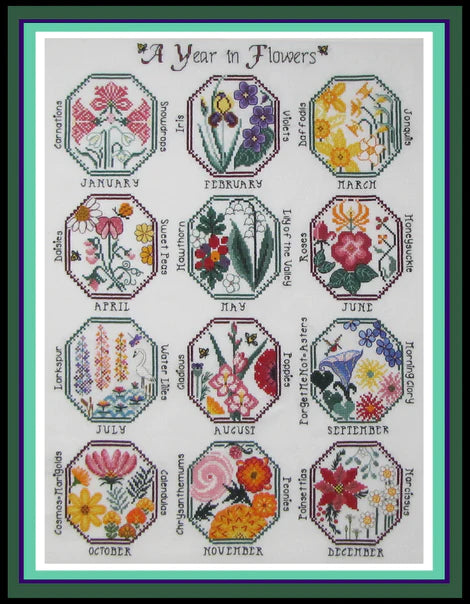 A Year in Flowers by Tempting Tangles