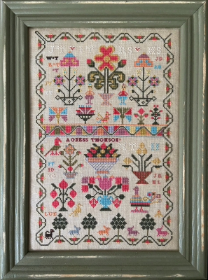 Agness Thomson 1819 by Just Stitching Along