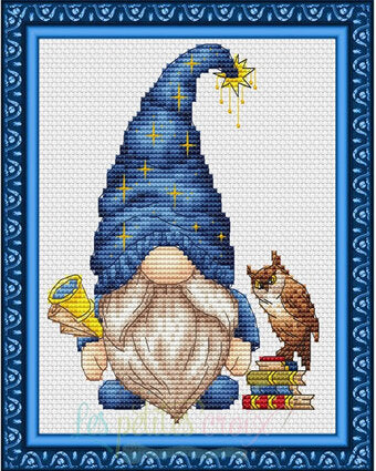 Astrologer gnome by Les petites croix de Lucie