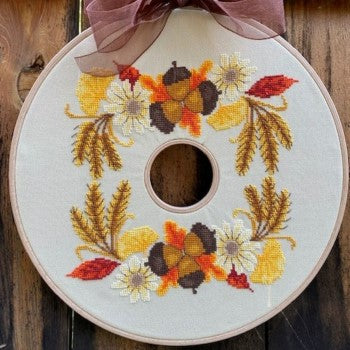 Autumn Wreath by Luhu Stitches