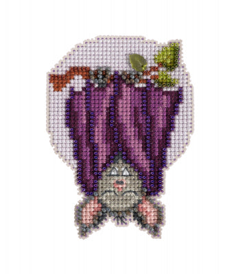 Batty Beaded Cross Stitch Kit by Mill Hill