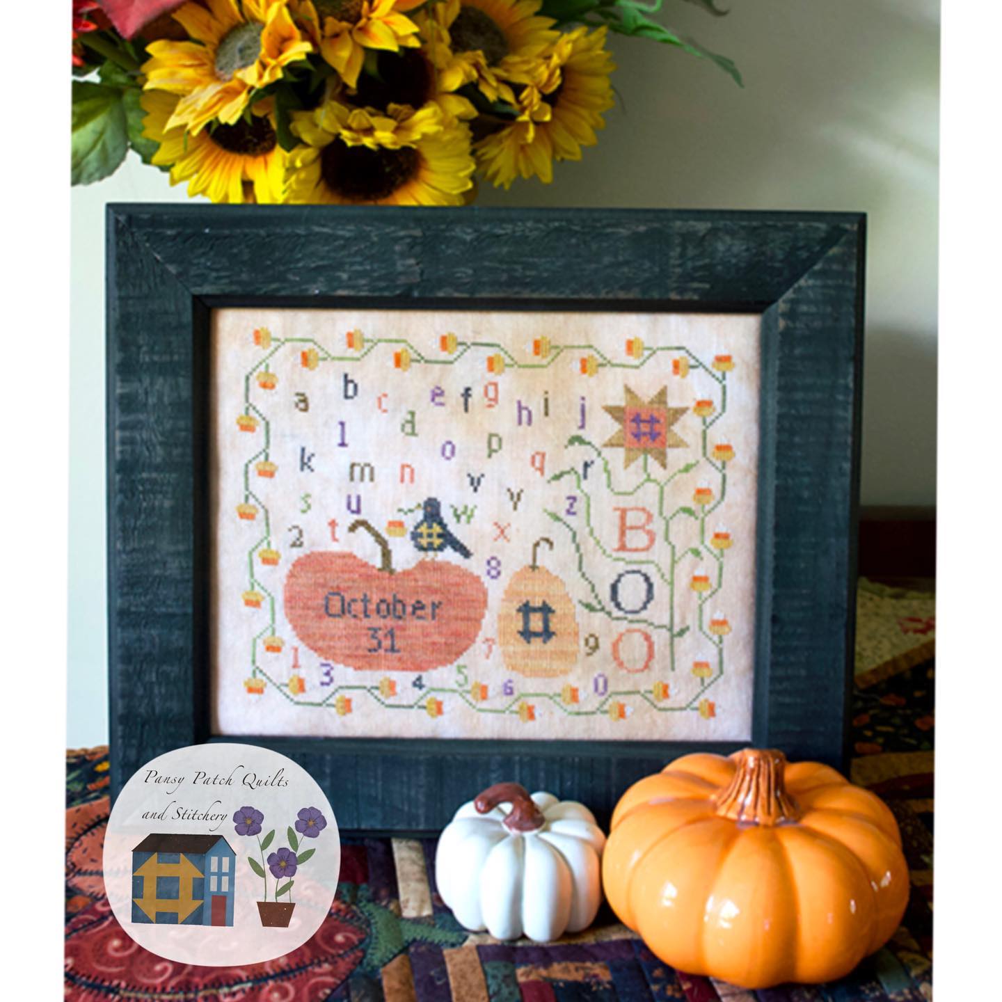 Candy Crow by Pansy Patch Quilts and Stitchery