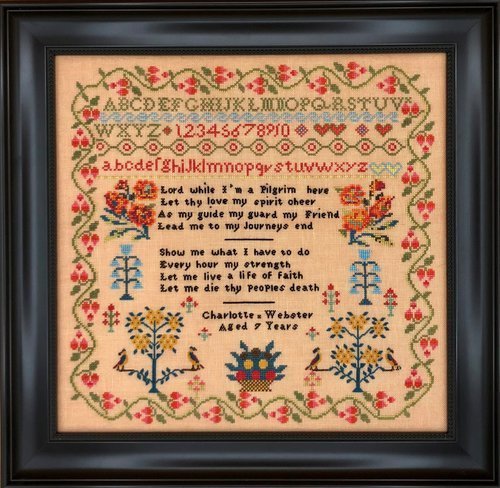 Charlotte Webster Aged 7 Years by My Sister's Samplers