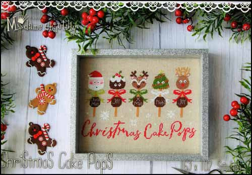 Christmas Cake Pops by Madame Chantilly