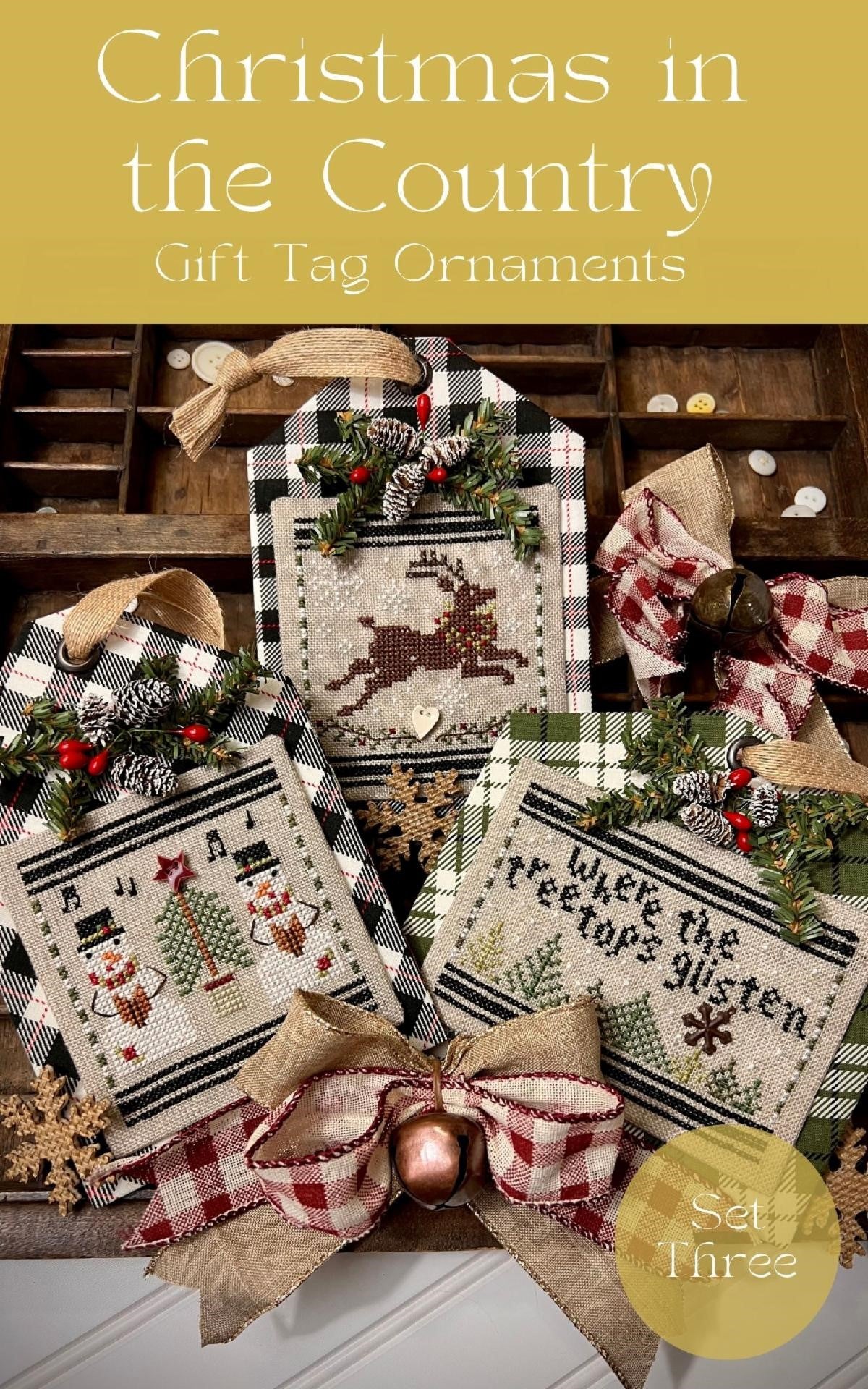 Christmas In The Country Set 3 by Annie Beez Folk Art