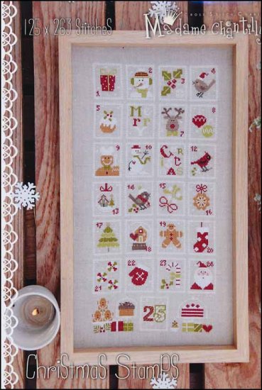 Christmas Stamps by Madame Chantilly