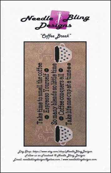 Coffee Break by Needle Bling Designs