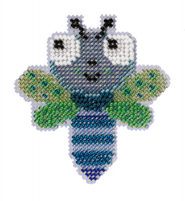 Dragonfly Beaded Cross Stitch Kit by Mill Hill