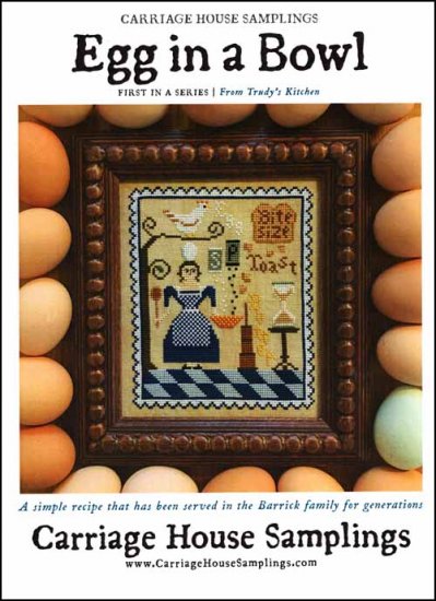 Egg in a Bowl by Carriage House Samplings