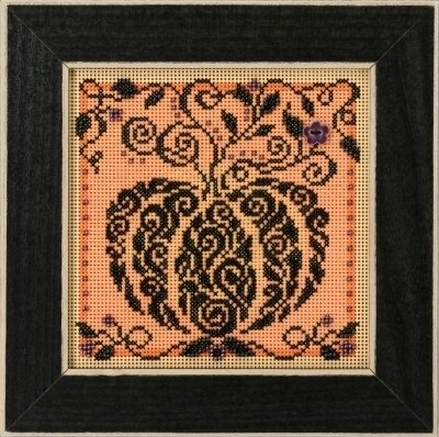 Enchanted Pumpkin Beaded Cross Stitch Kit by Mill Hill