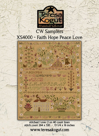 Faith Hope Peace Love by Teresa Kogut
