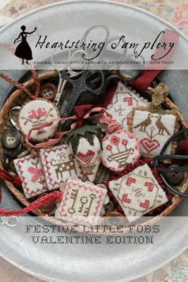 Festive Little Fobs Valentine Edition by Heartstring Samplery