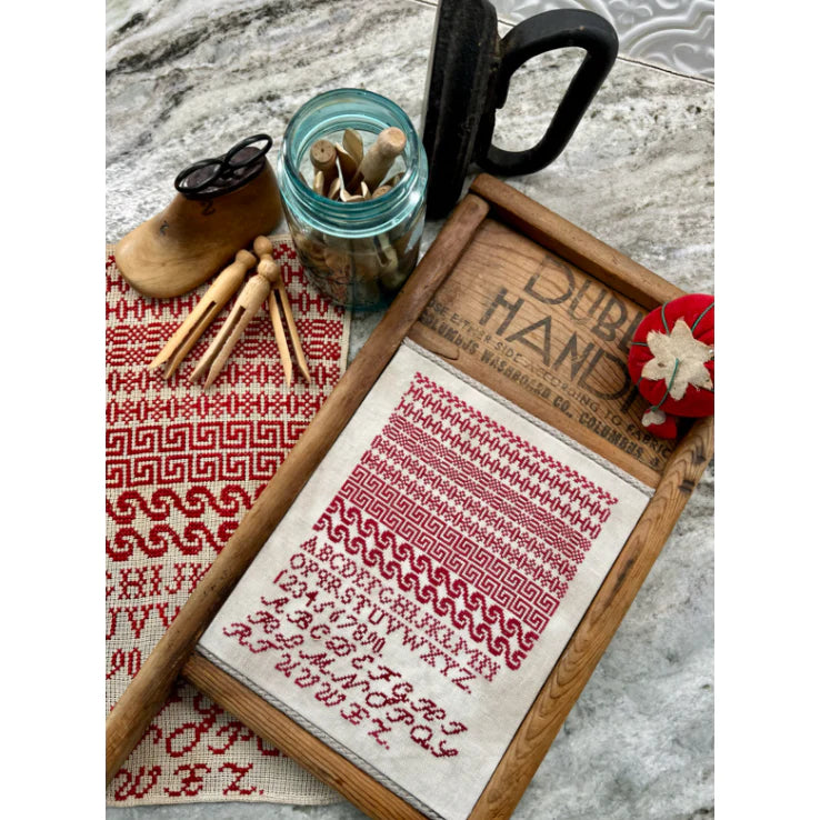 Flea Market Red by Violets & Verses - BeStitchMe