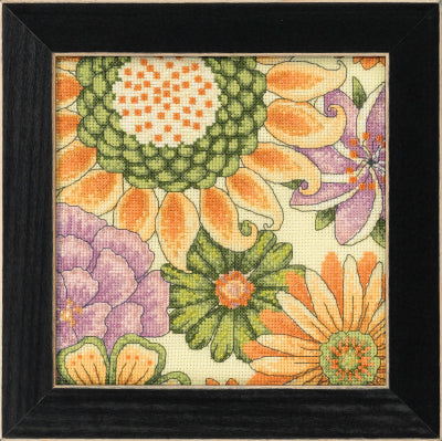 Floral Yellow 2 Beaded Mill Hill Kit