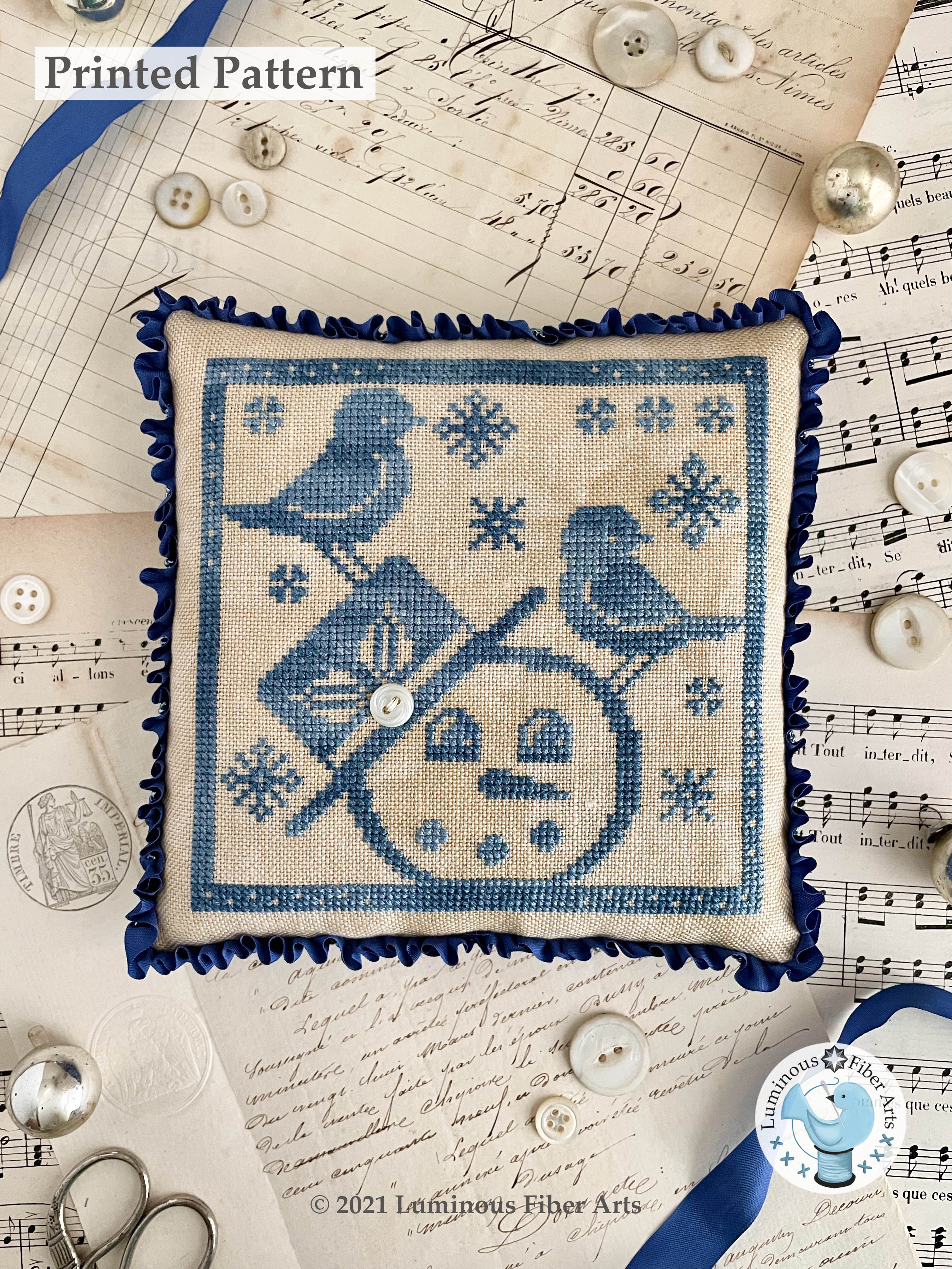 Gathering Snowflakes by Luminous Fiber Arts