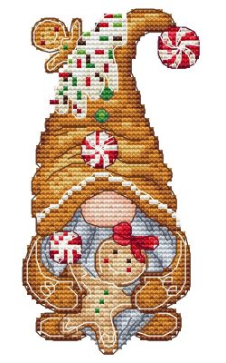 Gingerbread Gnome by Les petites croix de Lucie