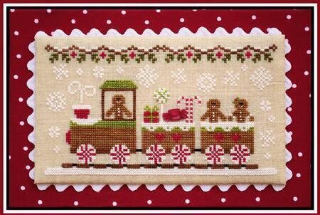 Gingerbread Village: Gingerbread Train by Country Cottage Needleworks