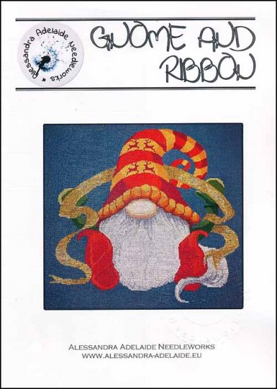 Gnome and Ribbon by Alessandra Adelaide Needleworks