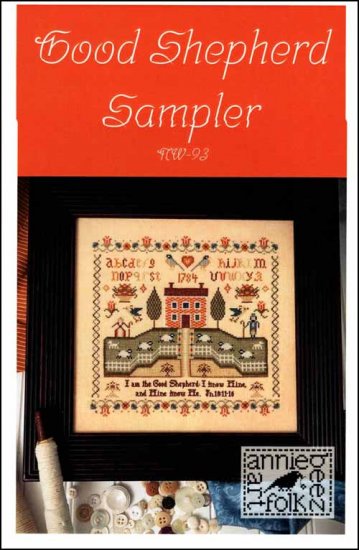 Good Shepherd Sampler by Annie Beez Folk Art