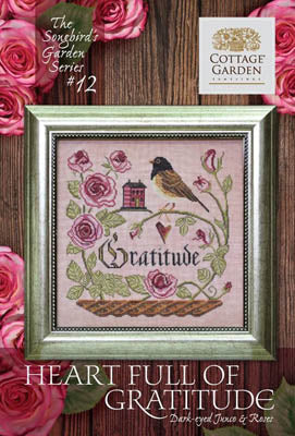 Songbird Garden Series #12 Heart Full of Gratitude by Cottage Garden Samplings